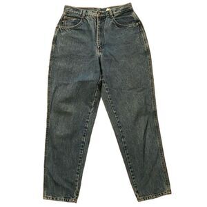 Gitano VTG 90s High Waisted Tapered Denim Mom Blue Jeans Womens Size 14 Short